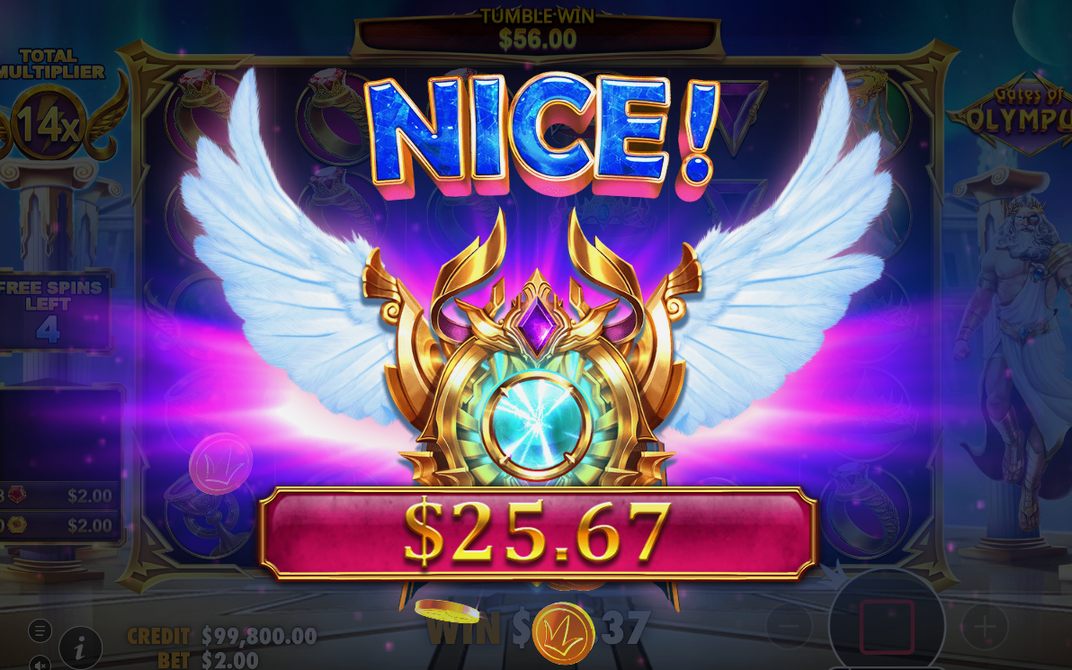 Free Spins med Total Multiplier-räknaren synlig över rutnätet