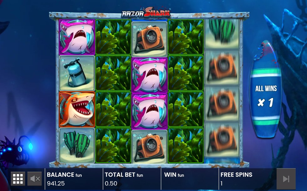 ALL WINS-multiplikatorn startar på 1x i Free Games