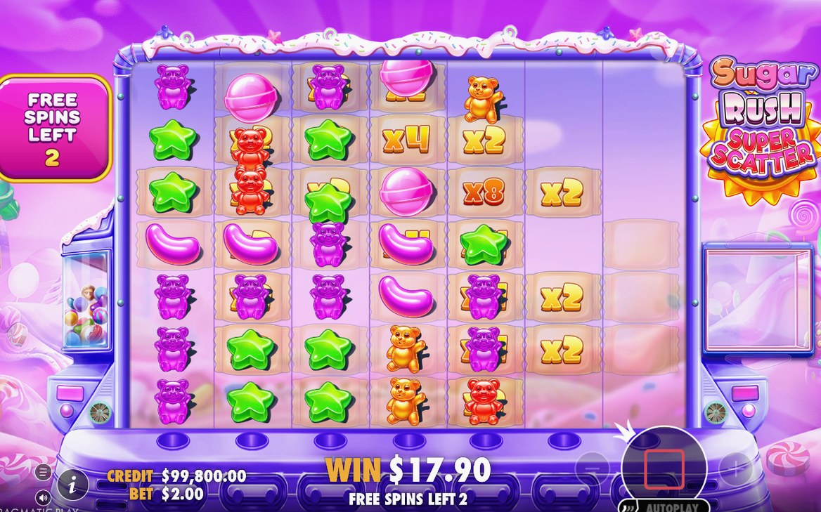 Free Spins-rundan på det fasta 7x7-griden